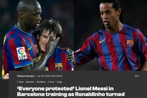 亚亚-图雷：梅西当时被我们保护地很好，小罗说戏耍我就会戏耍我